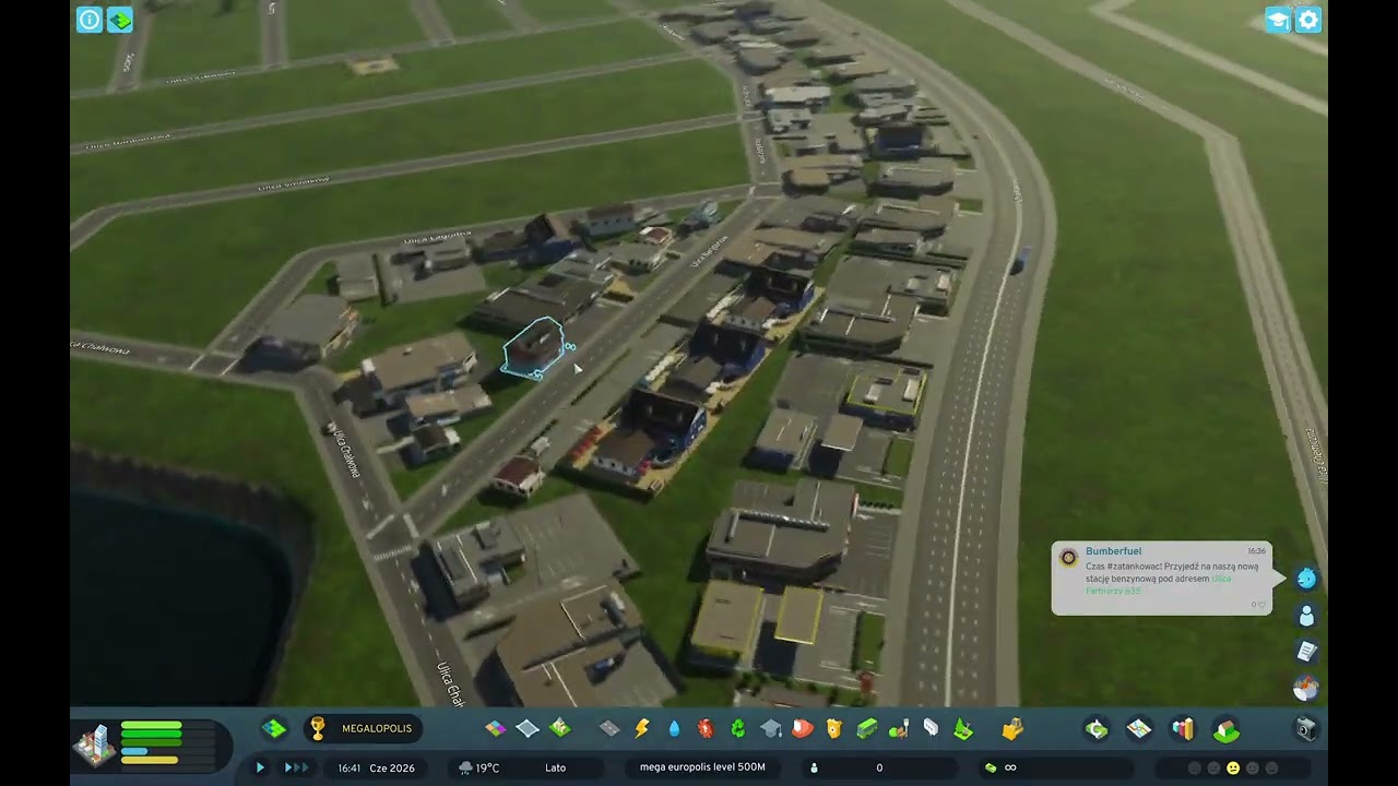 gram na mapie europy w grze cities skylines 2