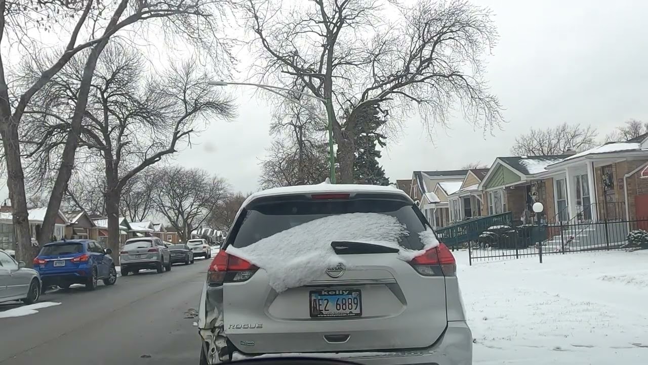 Washington Heights Drive South Side #chicago #pov #driving #snow #travel #explore #relaxing #asmr