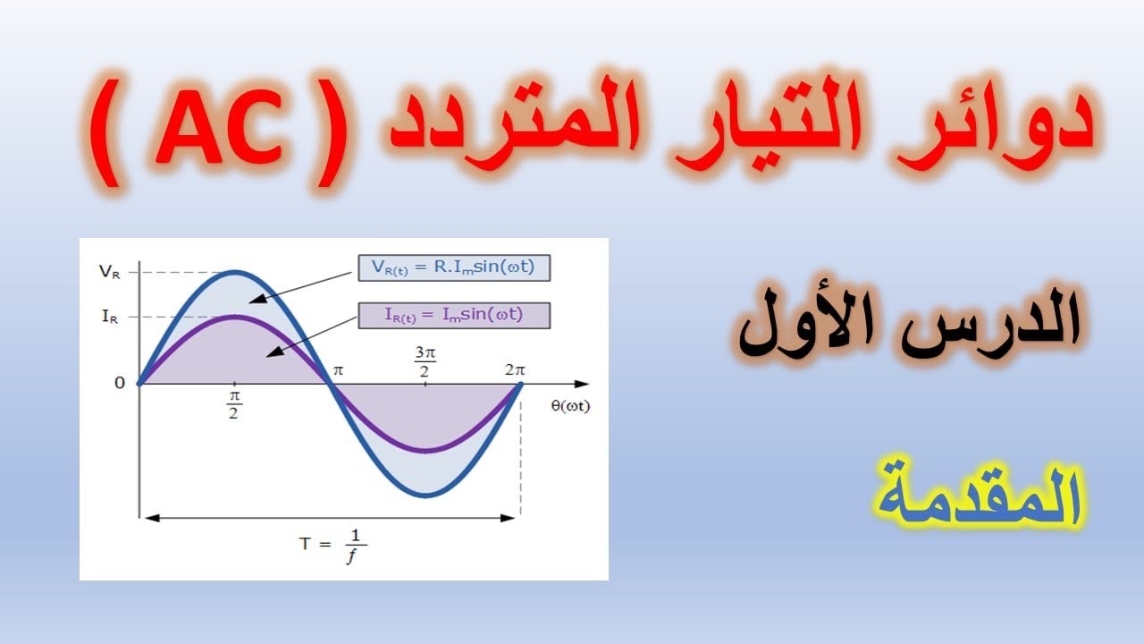 شرح درس دوائر التيار المتردد ( 1 )