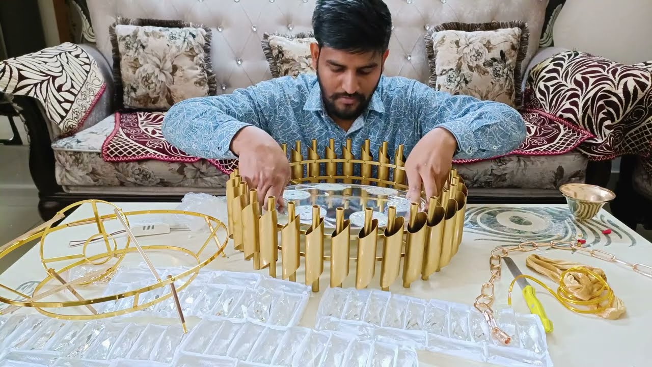 Crystal Chandelier Gold, 500mm Round Chandeliers