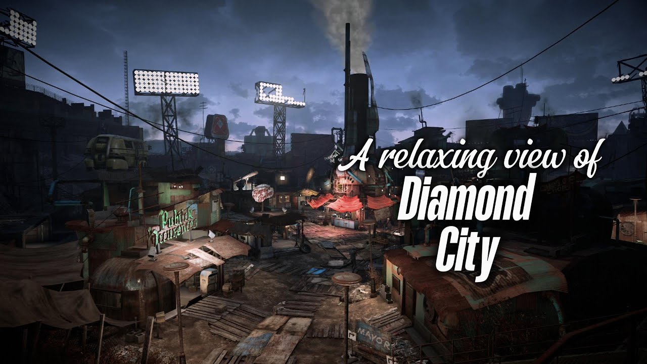 Fallout 4 – Diamond City Ambient Music | Post-Apocalyptic City Ambience (2H)