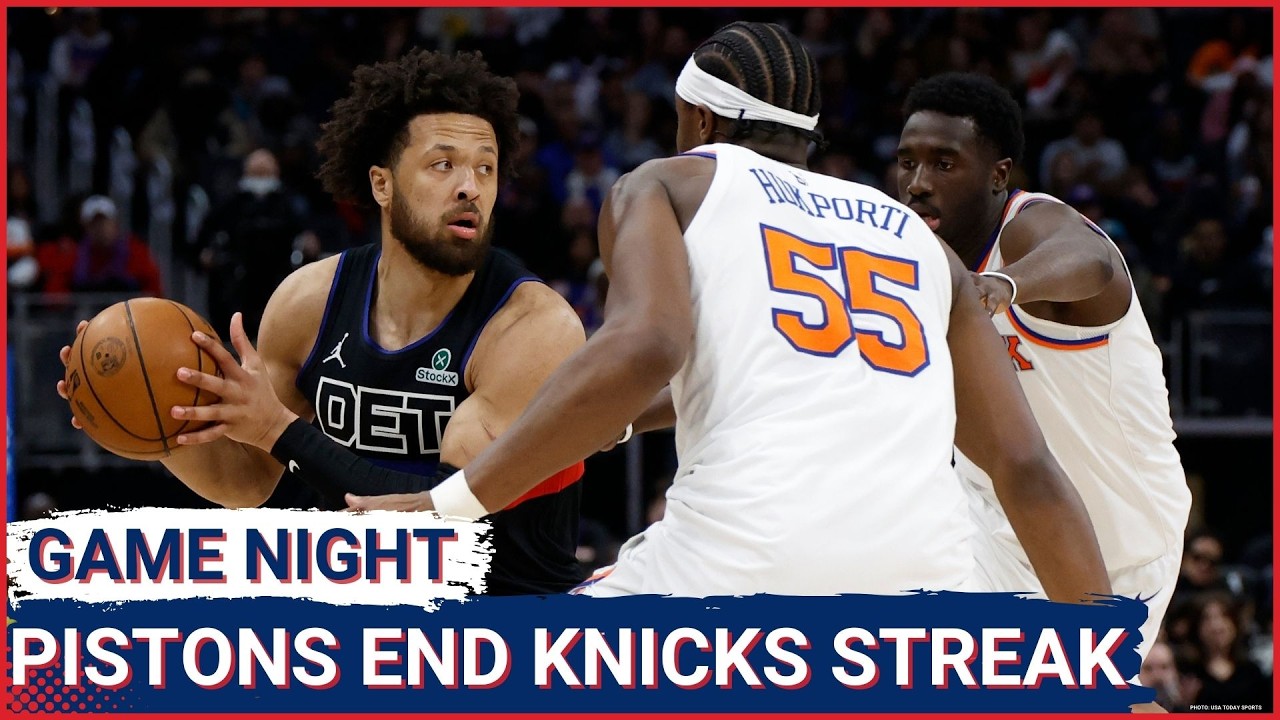 Pistons CRUSH Knicks' Eight-Game Streak, Cade Cunningham & Ausar Thompson DAZZLE
