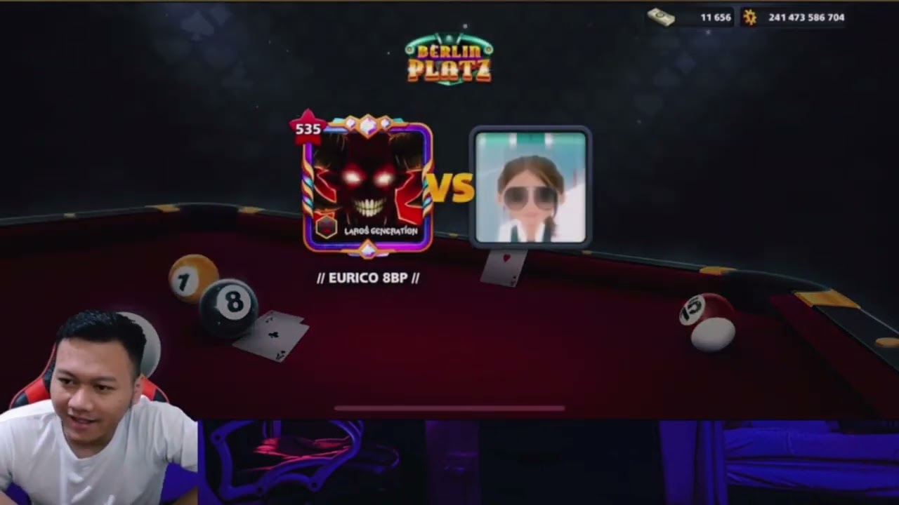 Trik Parkir Bola Putih Eurico Gaming 8 ball pool