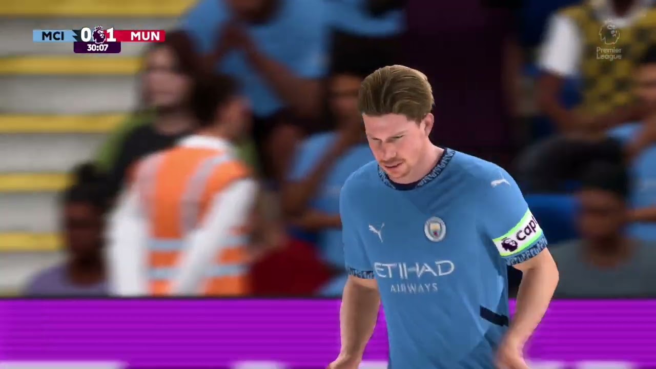 Man City vs Man Utd |  Gameplay (PS4) No Commentary 1080p 60FPS