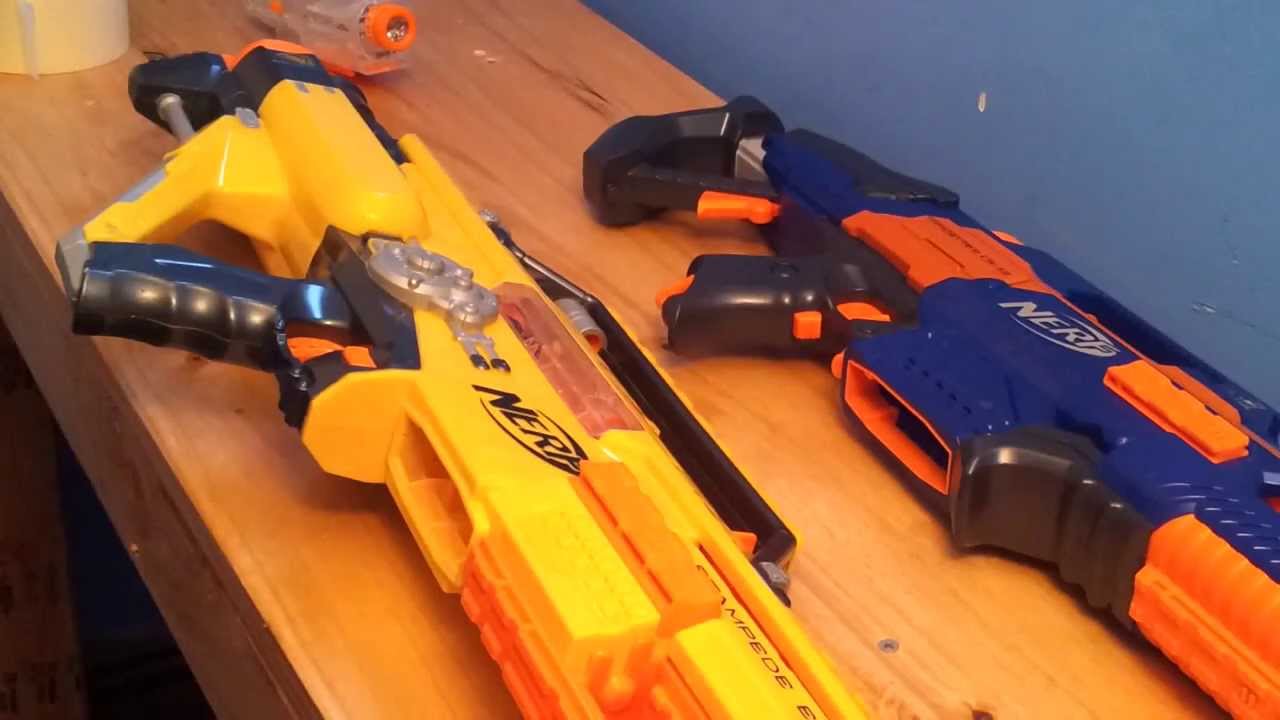 Nerf Rapidstrike Vs Stampede Stock Test