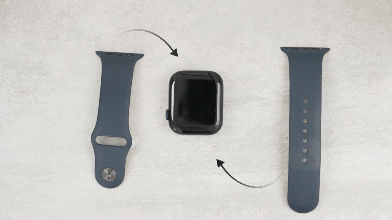 Как прикрепить ремешки к Apple Watch Series 8