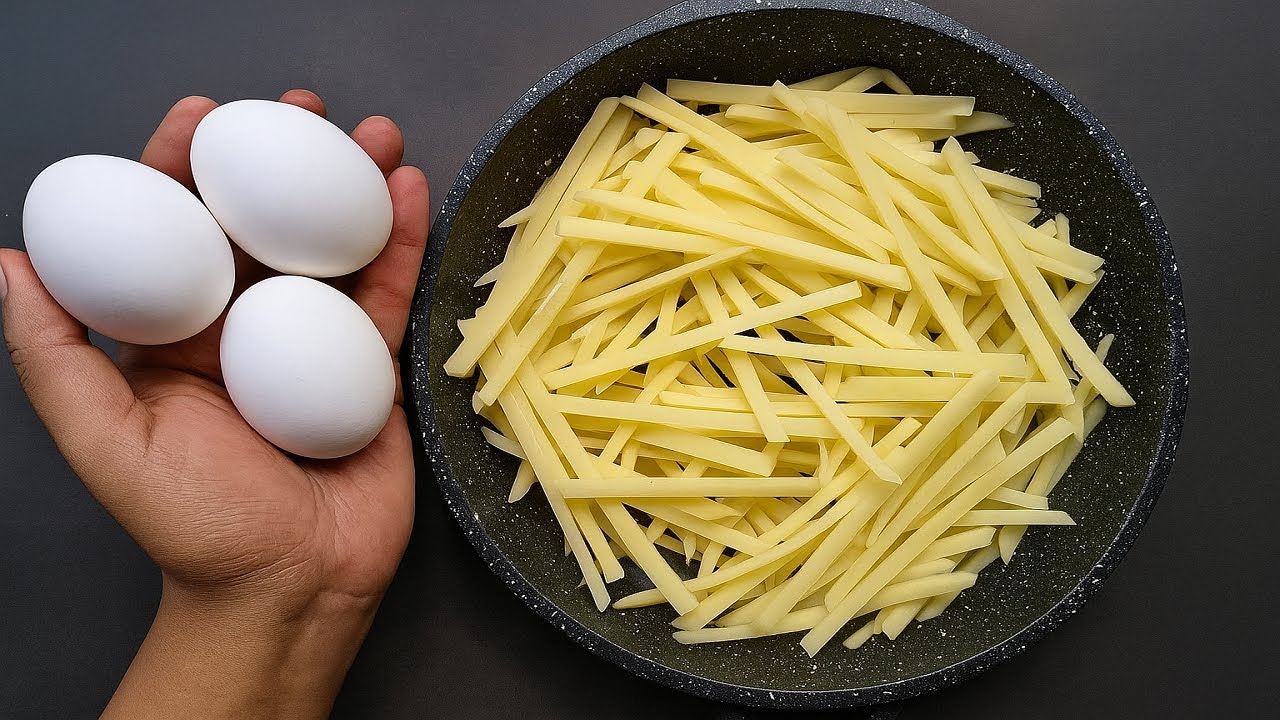 Just Add Eggs With Potatoes Its So Delicious/ Simple Breakfast Recipe/ Healthy Cheap & Tasty Snacks