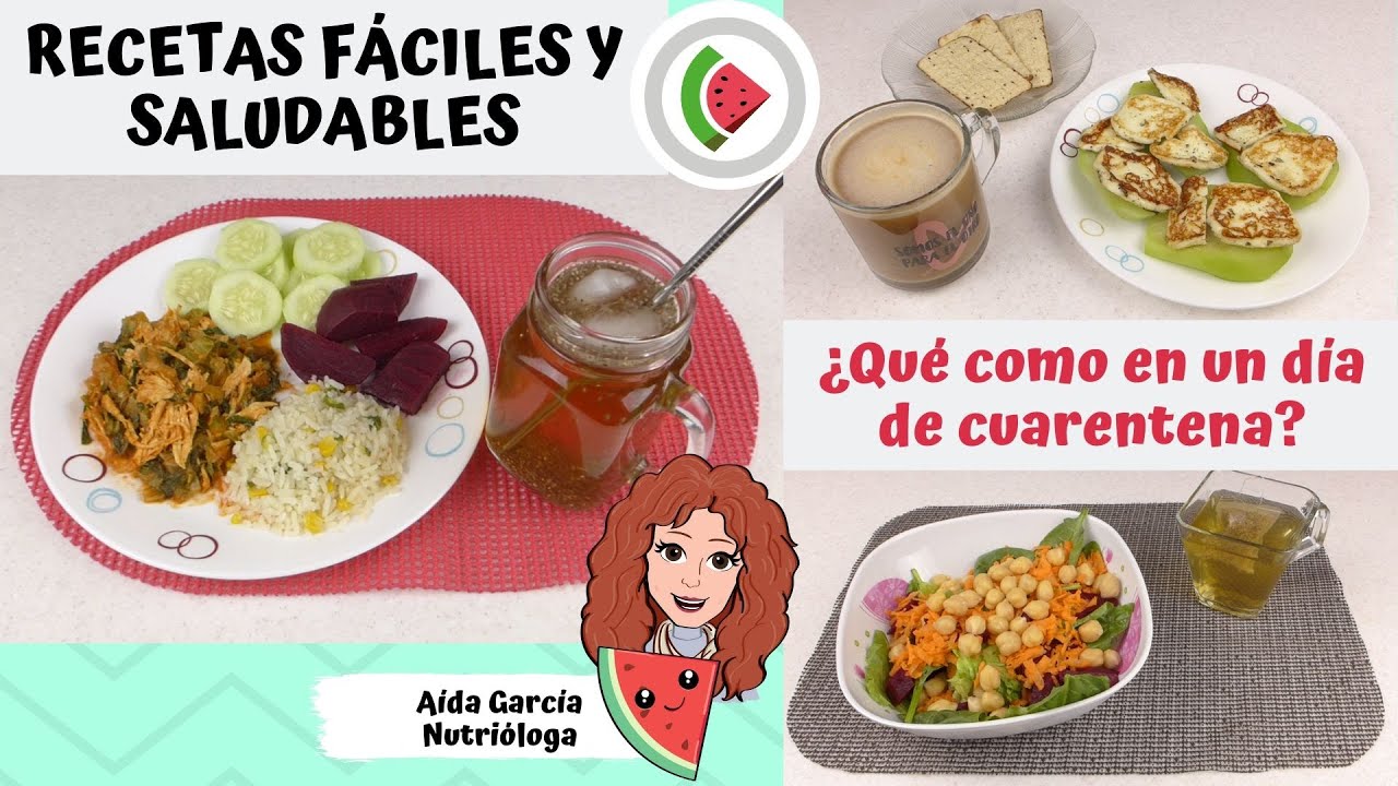 ¿Qué como en 1 día de cuarentena? RECETAS FÁCILES Y SALUDABLES #Covid19 #EnCasa