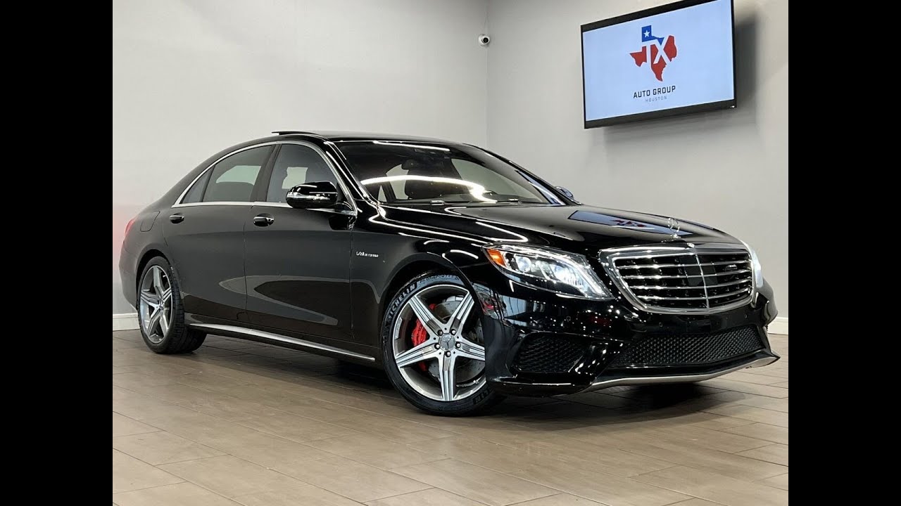 2016 MERCEDES BENZ S63 AMG 4MATIC AWD 577HP 5.5L TWIN TURBOCHARGED V8 LOADED LUXURY SEDAN - FOR SALE
