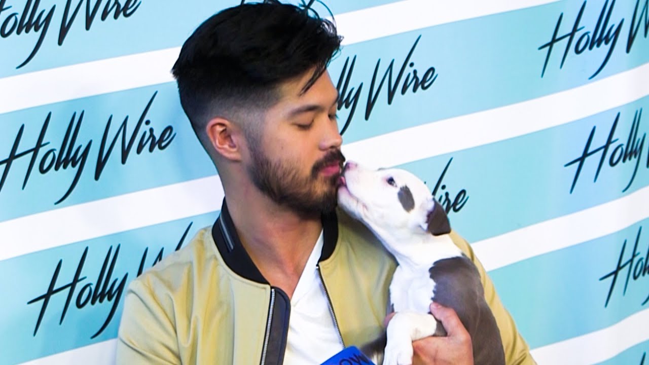 Ross Butler Plays With PUPPIES While Answering Fan Questions | Hollywire