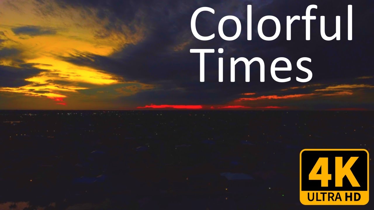 Sunset Drone Footage Twilight Cape Coral 4K
