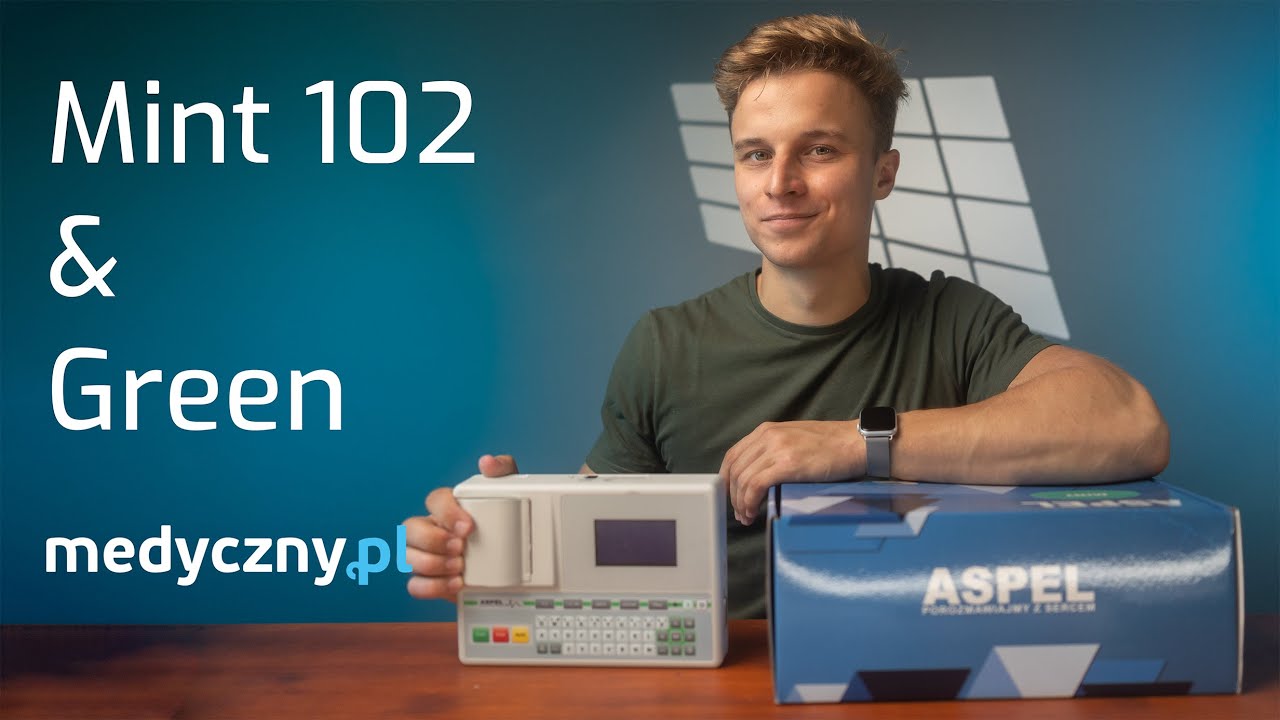 Porównanie Aparatów EKG Mint 102 i Green polskiej firmy Aspel (4K)
