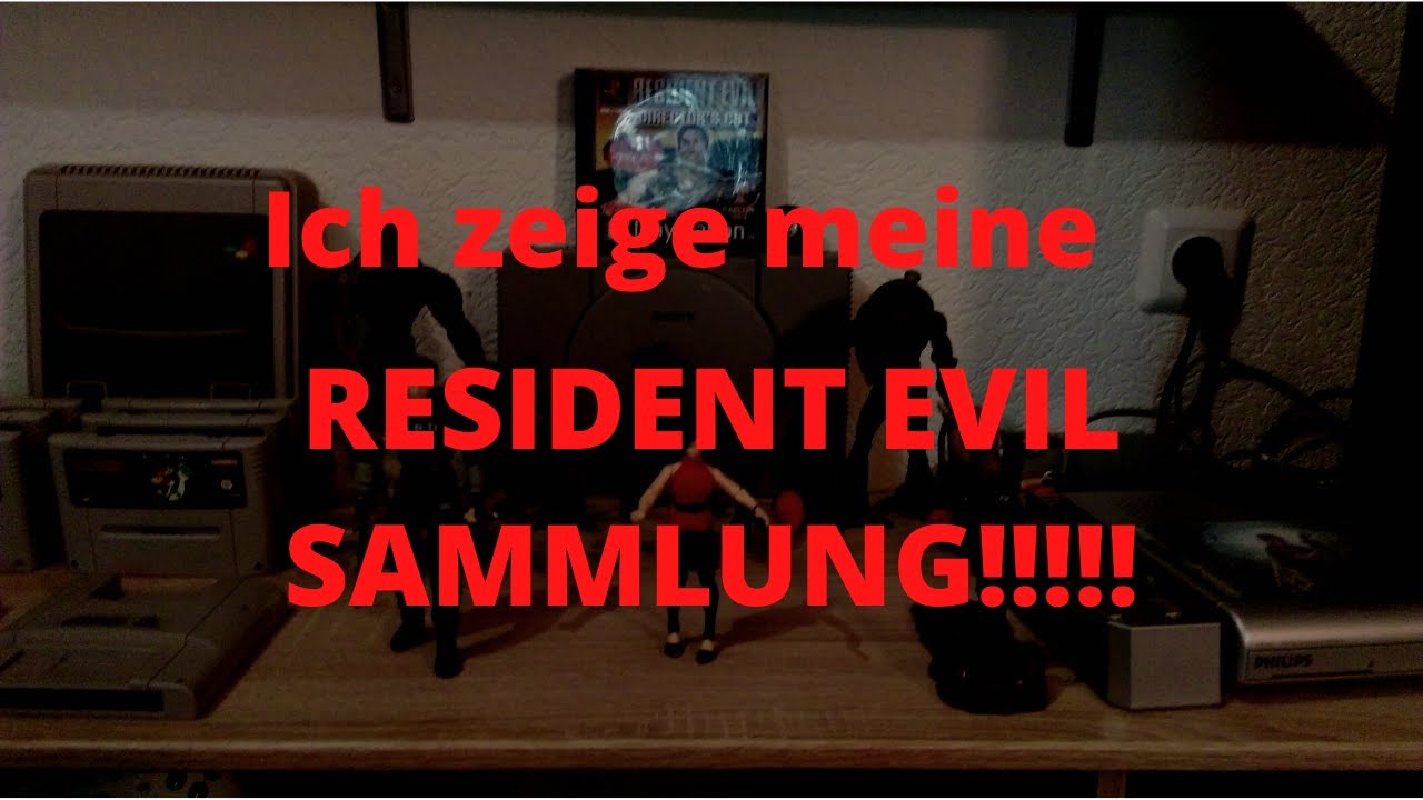 Ich zeige meine RESIDENT EVIL SAMMLUNG!!!!