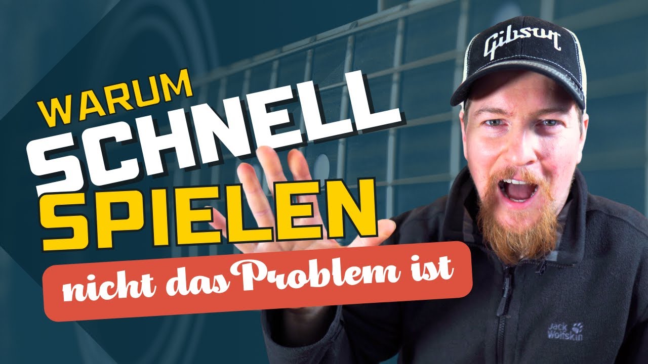 Wie man schneller wird (& warum das das am Anfang die FALSCHE Frage ist) | Online-Gitarrenunterricht