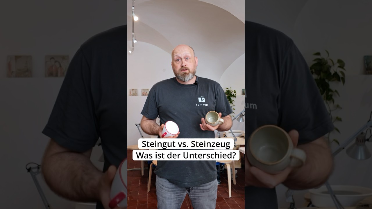 Steingut vs. Steinzeug &ndash; kennst du den Unterschied? #t&ouml;pfern #t&ouml;pfernlernen #diy #shorts