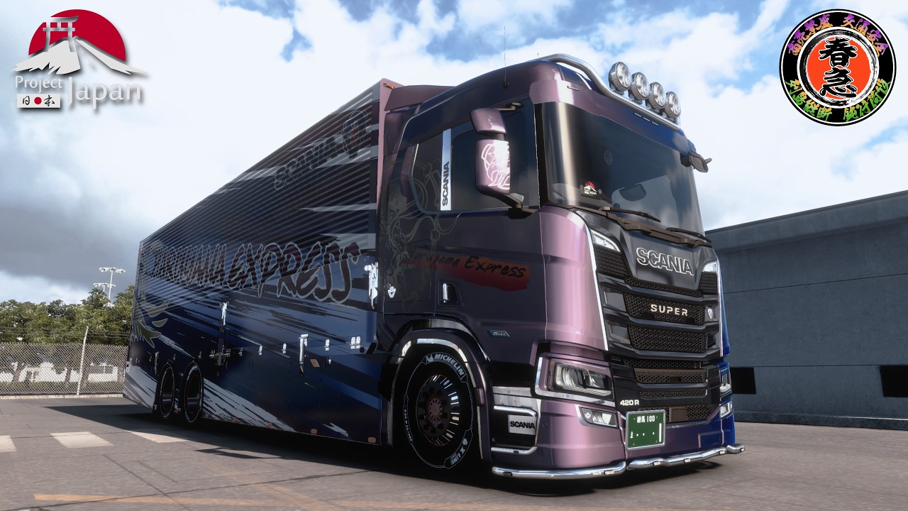 ETS2ライブ(ｱｰｶｲﾌﾞ）　PJ 1.1.8　まなスカでハドカン行ってみるか～