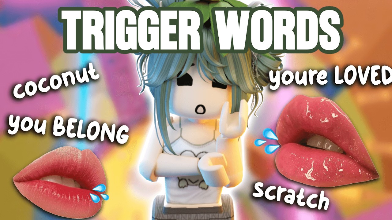 click HERE for TINGLES 😱! | CLOSE UP trigger words, AFFIRMATIONS 😴 (cv)