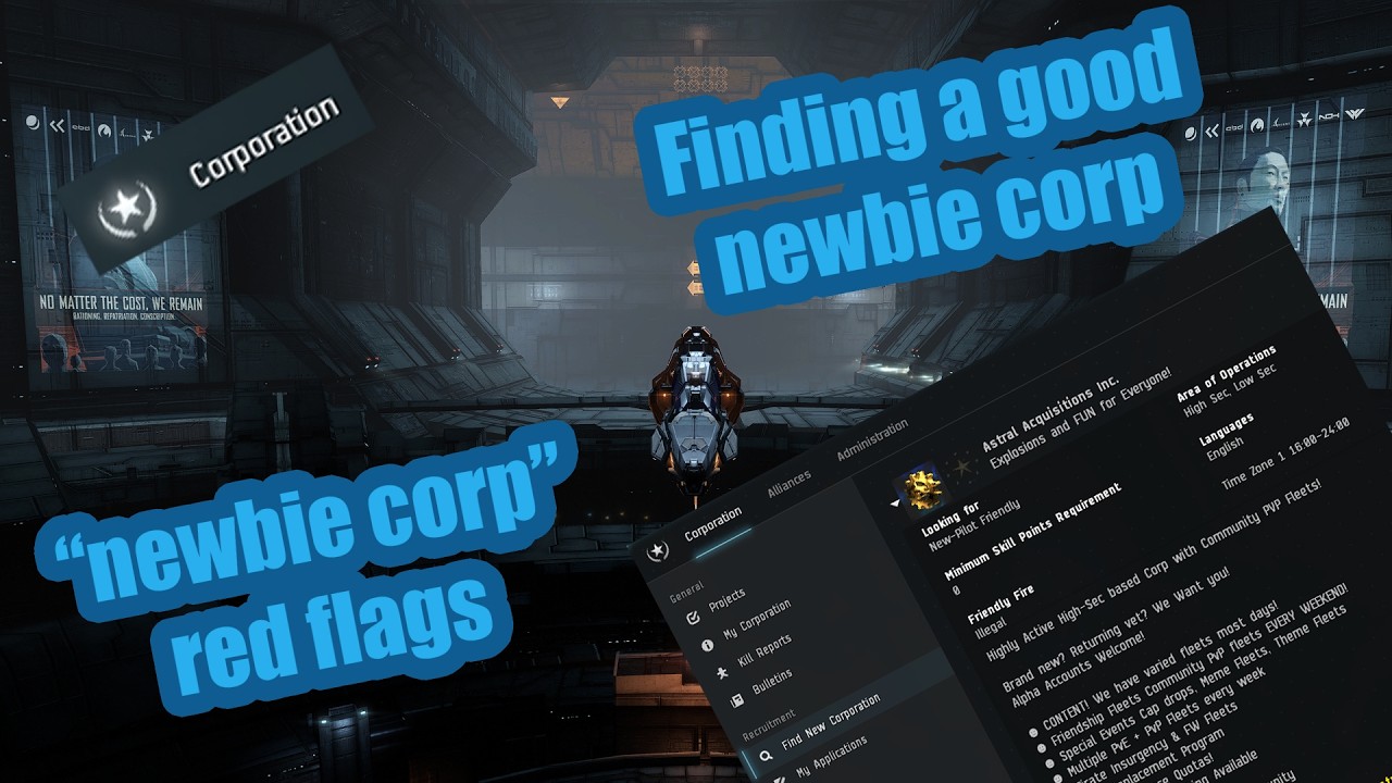 Why YOU need to join player corporations! Watch for red flags! | EVE Online new player guide