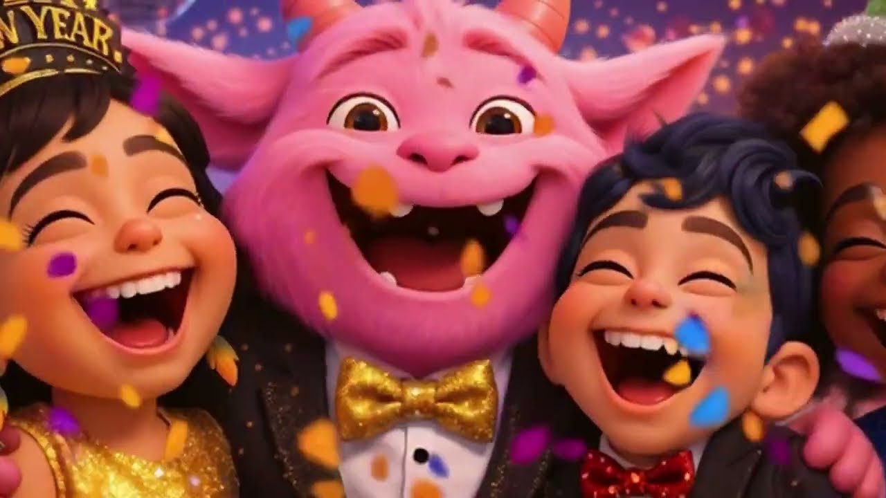 Bonne Année!!! | Comptine Nouvel An pour Enfants 🌍 | Villes d’Europe #education #comptines #chanson