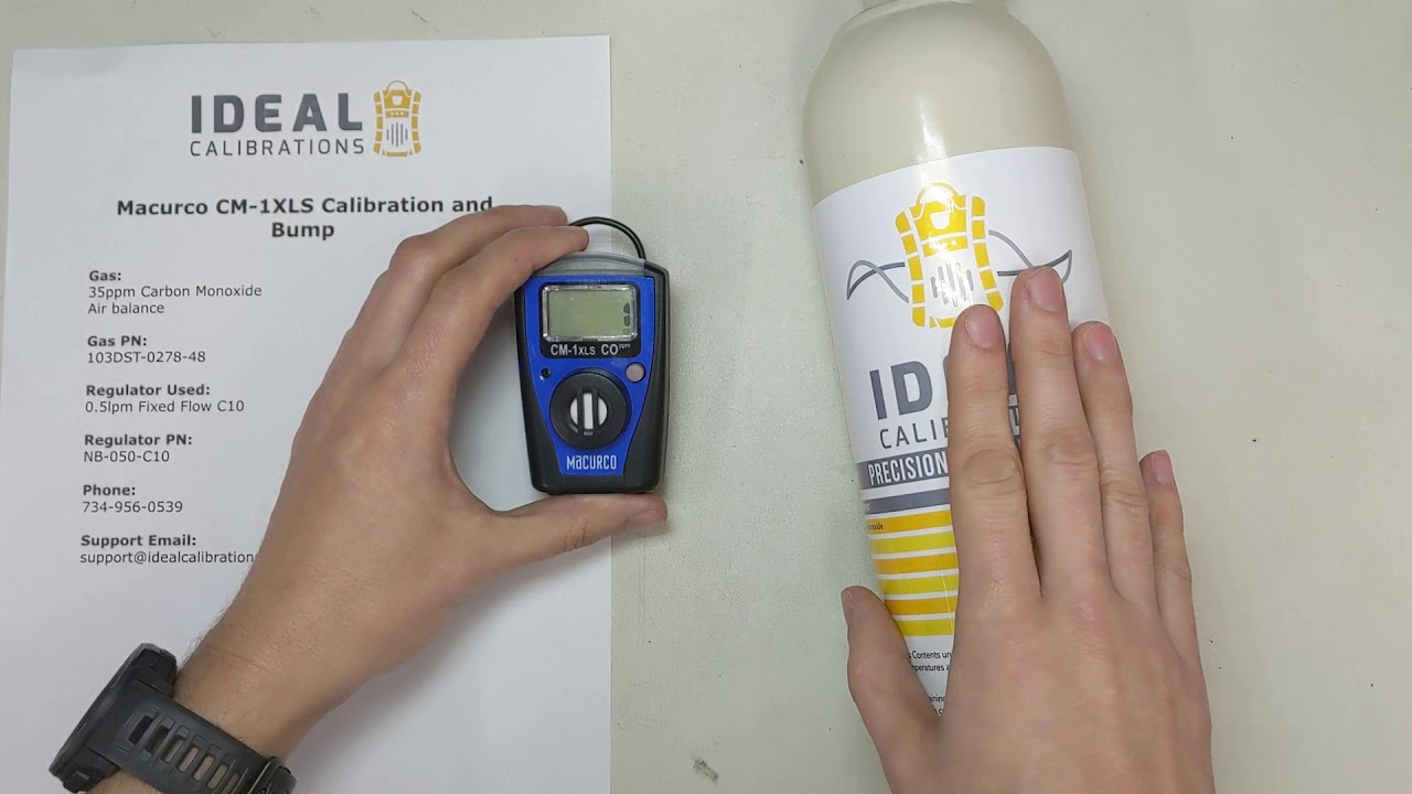 Macurco CM-1XLS Carbon Monoxide Detector Calibration Guide