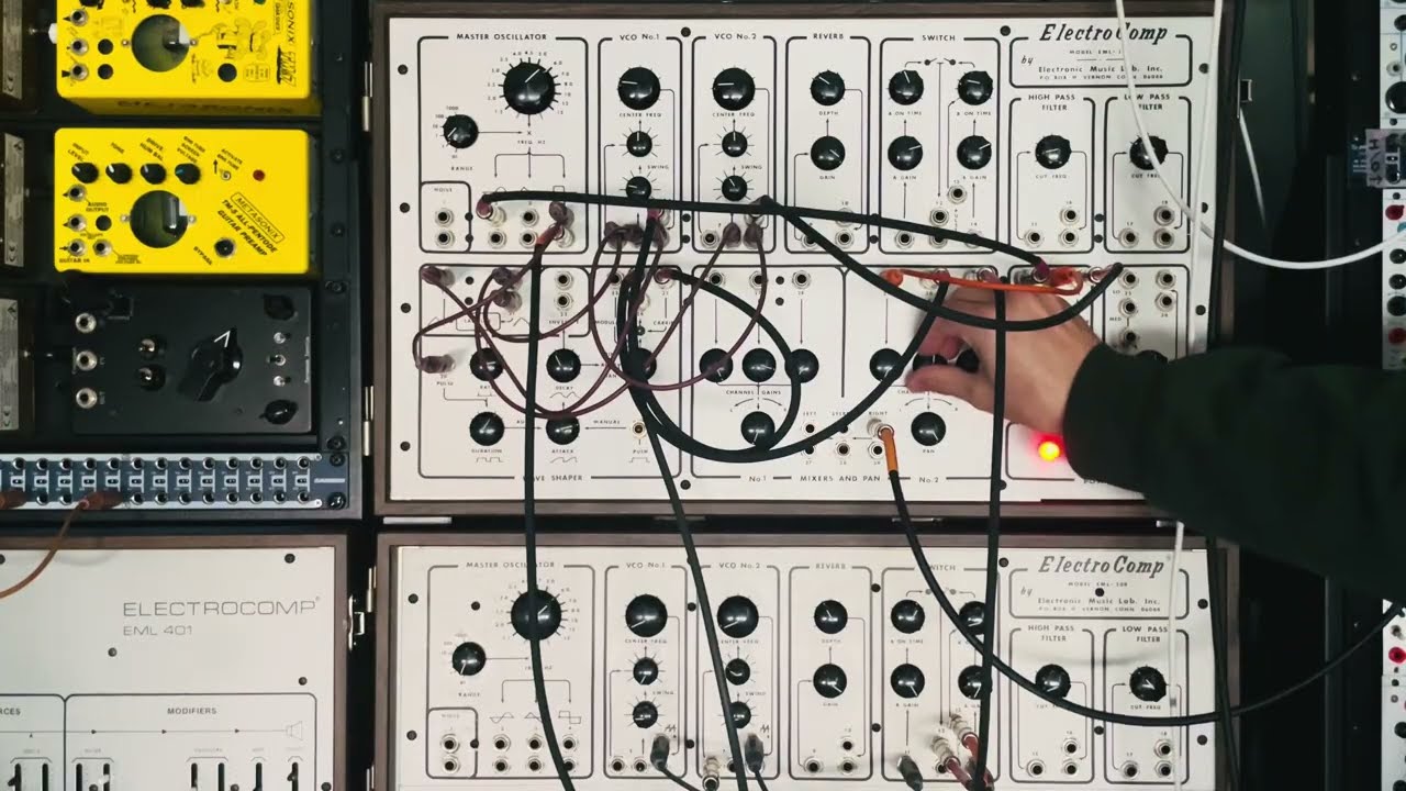2/26/26 ElectroComp EML 200 + Alesis MIDIVERB II + CXM 1978