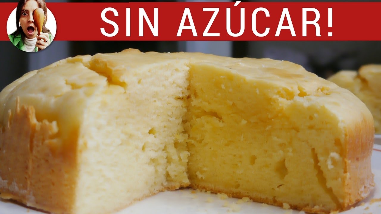 Bizcochuelo SIN azúcar / Recetas para diabéticos y postres sin azucar