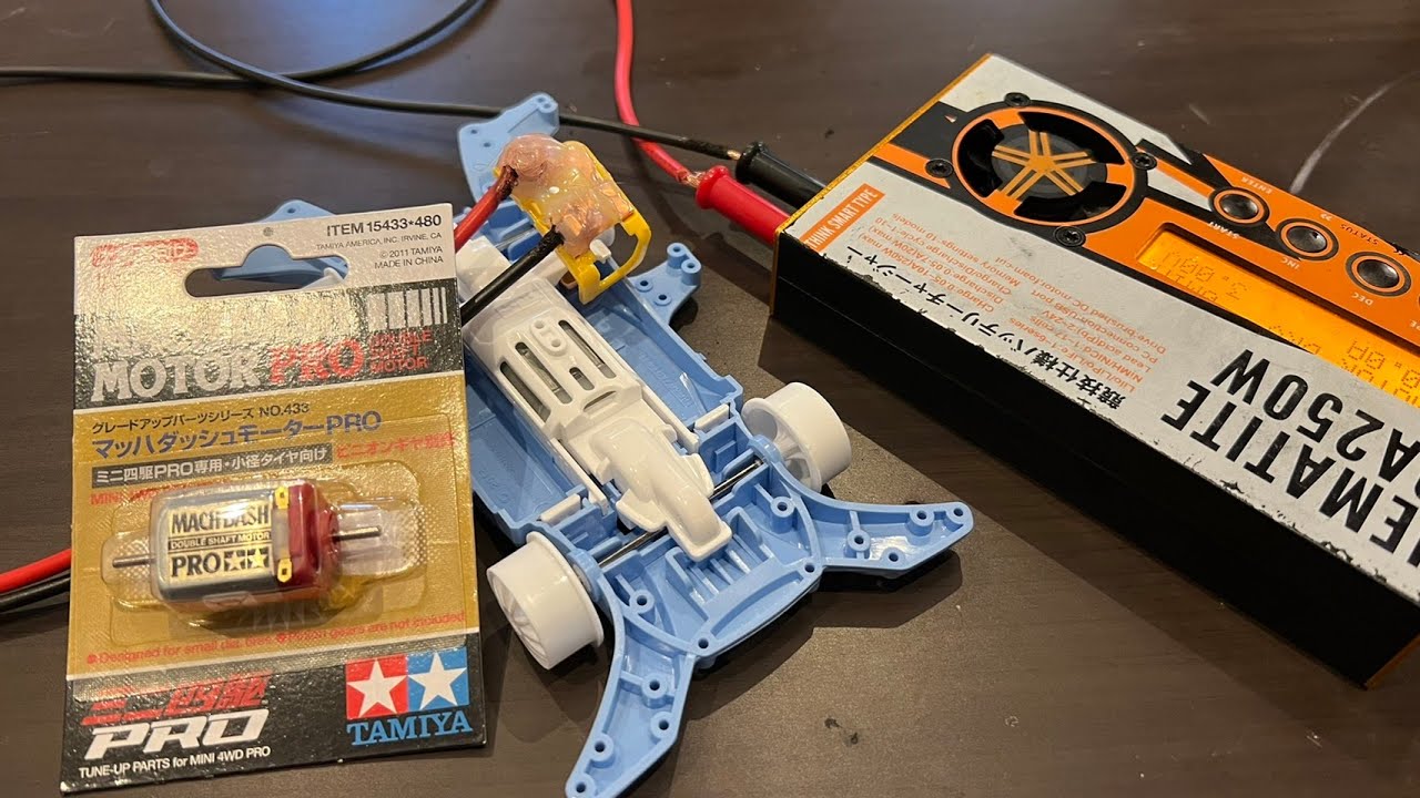 【ミニ四駆】モーターを慣らそう！オススメのアイテムを簡単に作れます