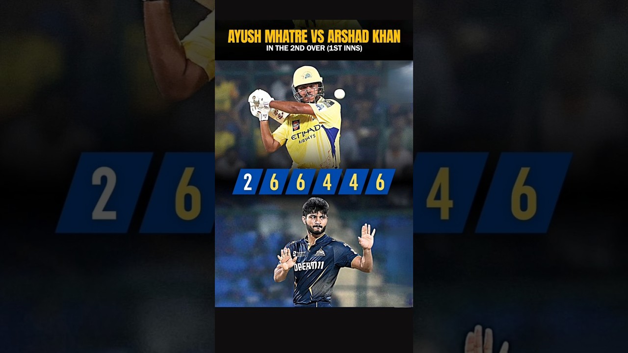 A fine debut season for Ayush Mhatre 🔥#ayushmhatre  #ipl2025 #cricket #csk #cskvsgt #gtvscsk #shorts