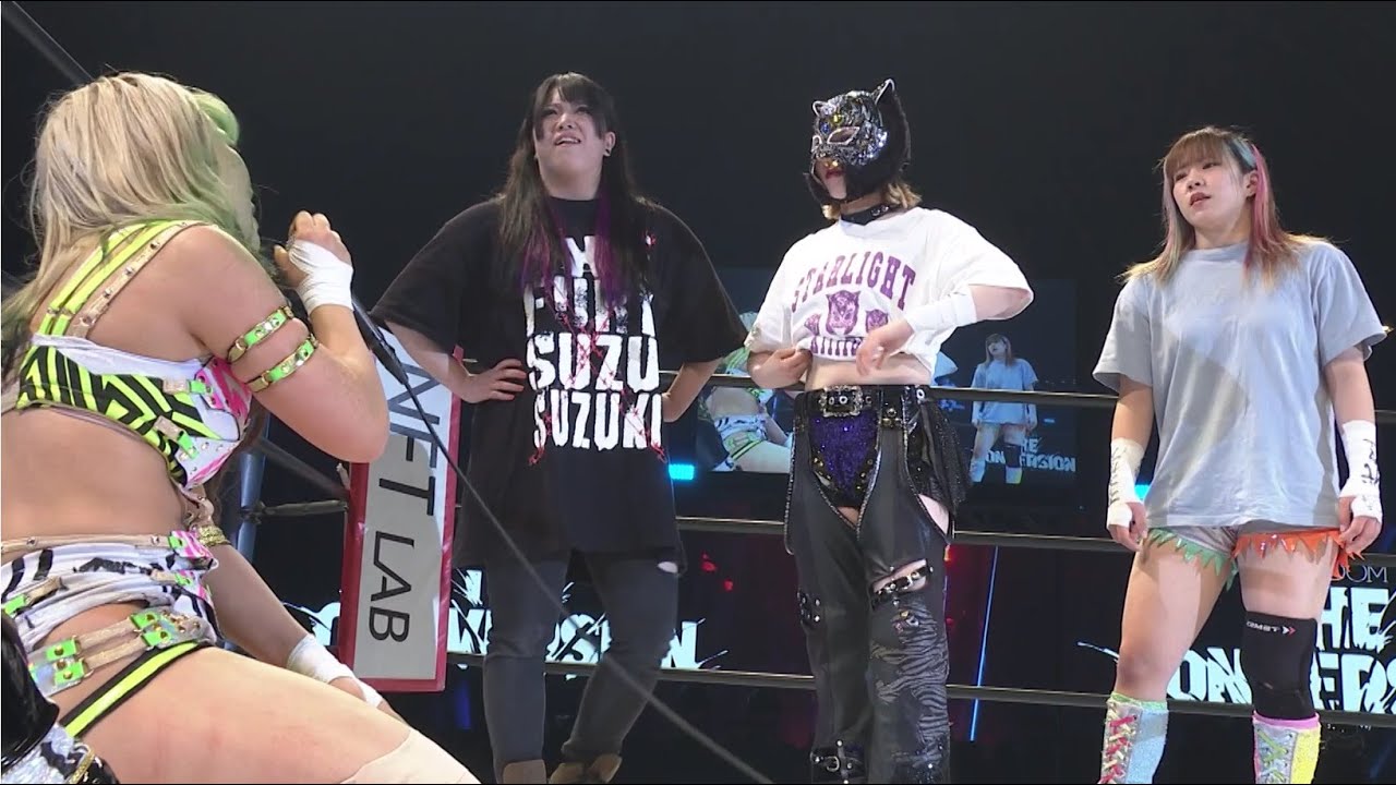 【スターダム】新ユニット！スターライト・キッドがAZM＆天咲光由、鈴季すず＆星来芽依と同世代新ユニット結成を提案！God's EyeがQQメンバーを勧誘！-6.22代々木大会-【STARDOM】