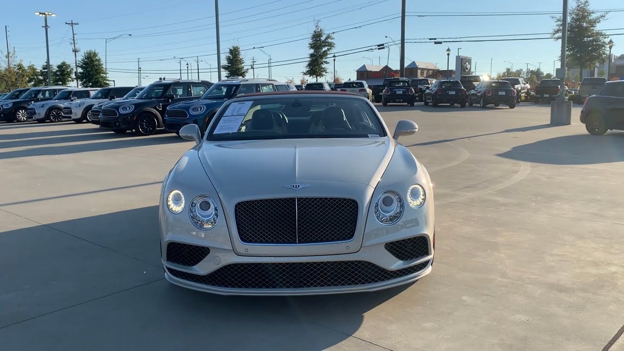 2016 Bentley Continental GT Speed Convertible