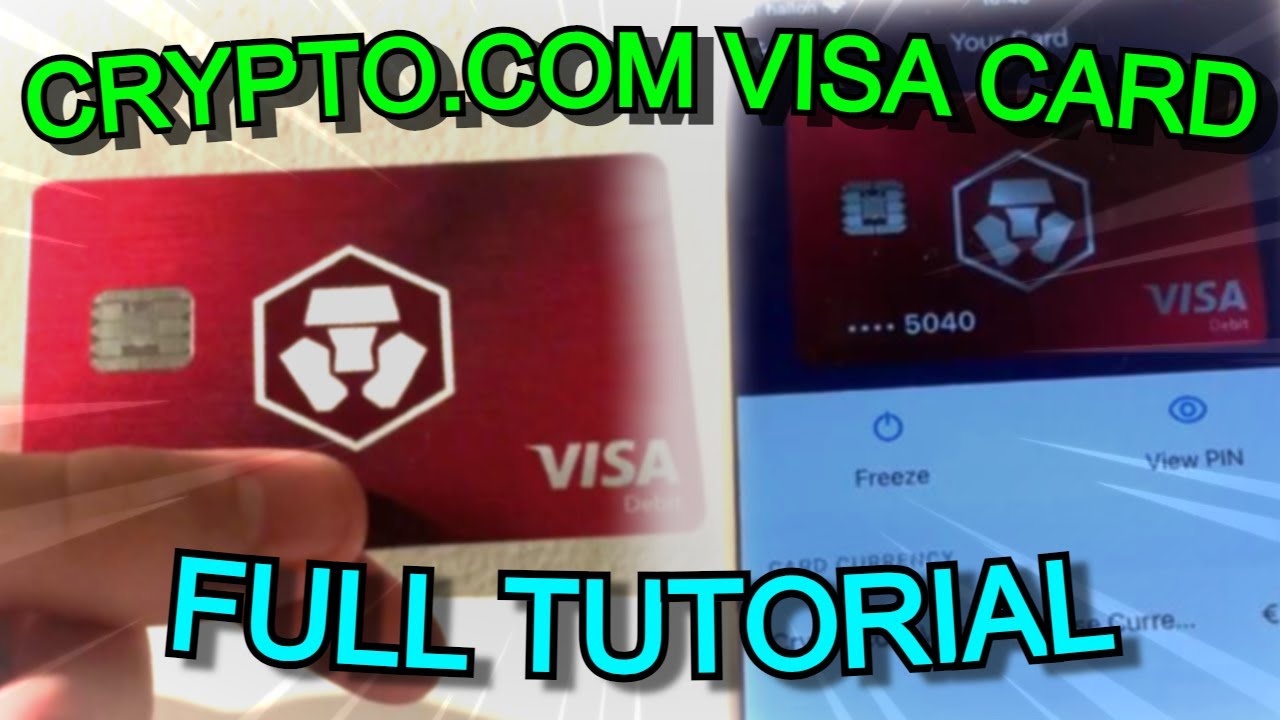 How To Use The Crypto.com VISA CARD (Full Tutorial) | Earn $CRO Cashback!