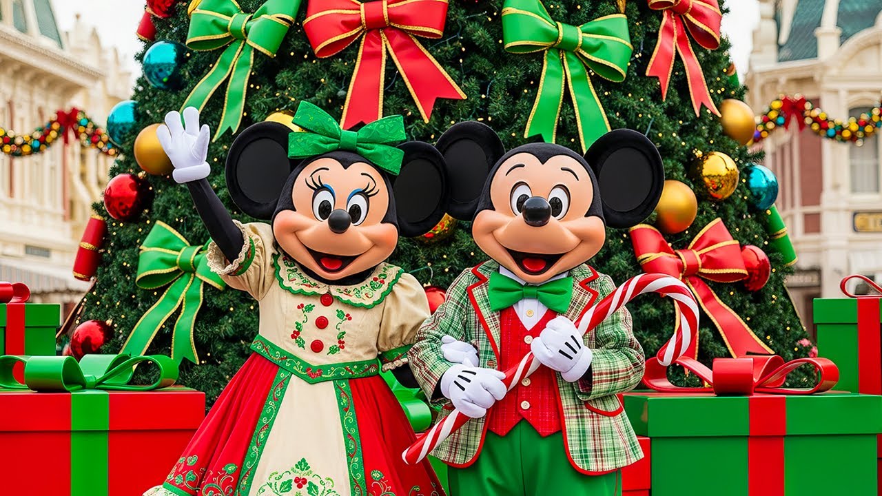 [4K] Magic Kingdom Christmas | A Christmas Fantasy Parade 2025 at Disneyland