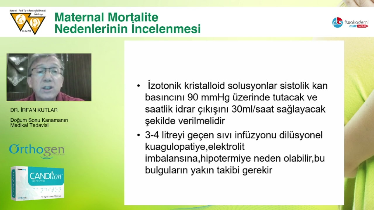 TMFTP Derneği Maternal Mortalite Nedenlerinin İncelenmesi Webinarı / 7 Temmuz 2021