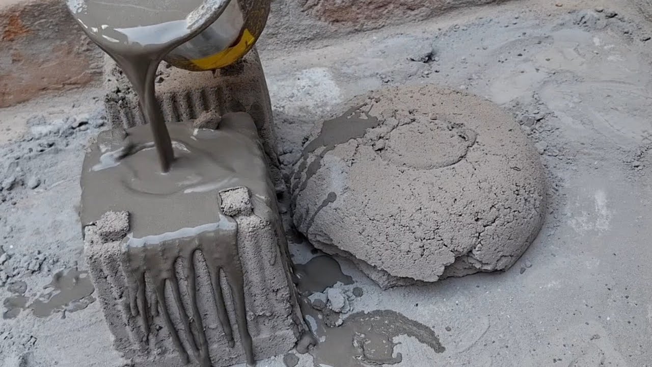 Floor Crumbling || Grey Cement || Big Shapes 