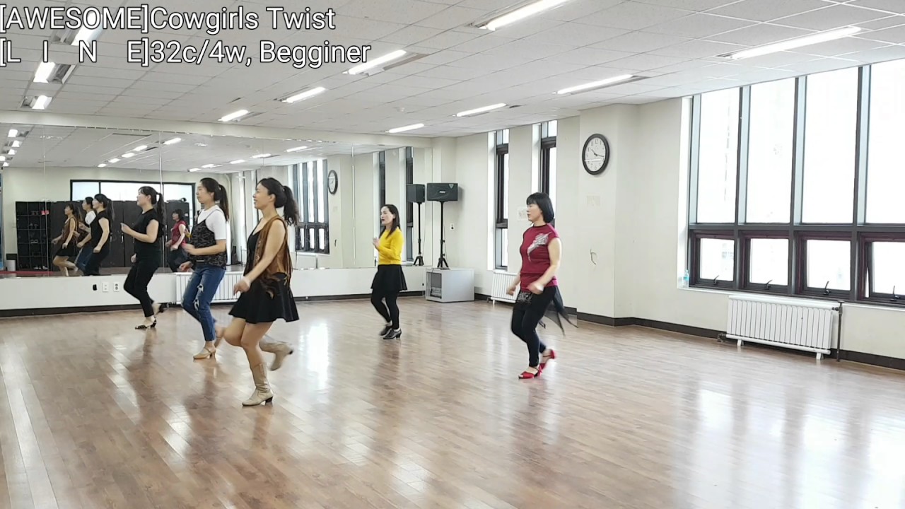 Cowgirls Twist Line Dance(Bill Bader)-어썸라인