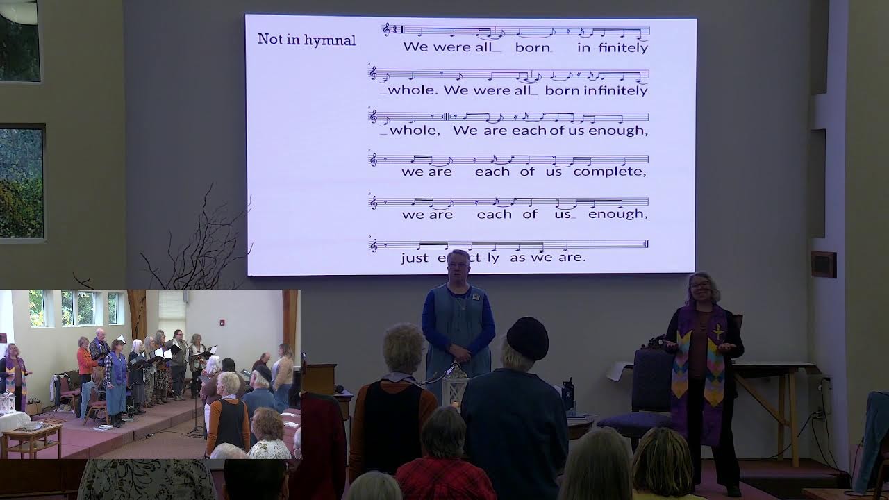 UUCS Sunday Service 11-16-25 with Rev. Monica Jacobson: “Carried Forward”