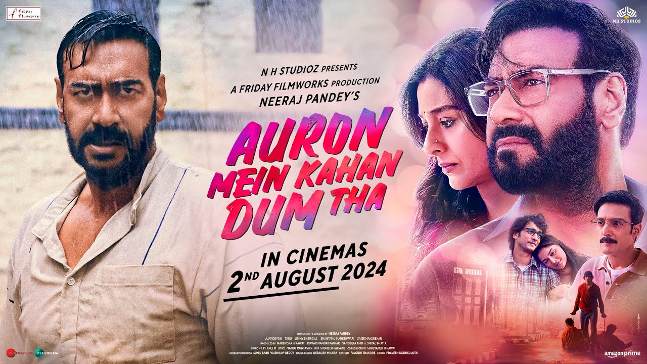 Auron Mein Kahan Dum Tha (Official Trailer) | Ajay, Tabu, Jimmy, Shantanu, Saiee | 2nd Aug |Neeraj P
