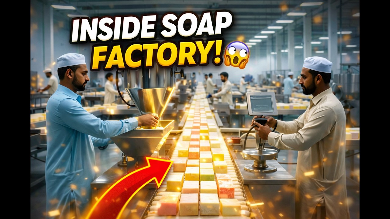 Modern Pakistani Soap Factory 😱 | Soap Kaise Banta Hai Factory Mein#soap #factory #viral