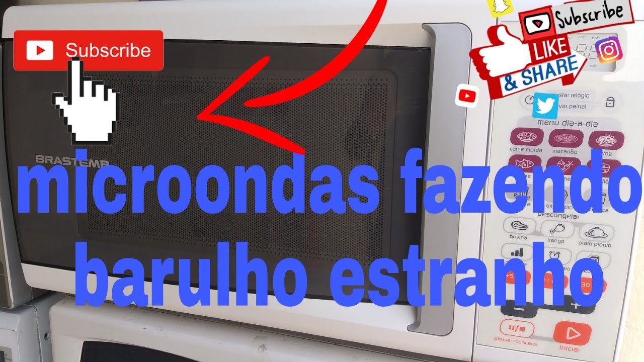 Microondas fazendo barulho estranho