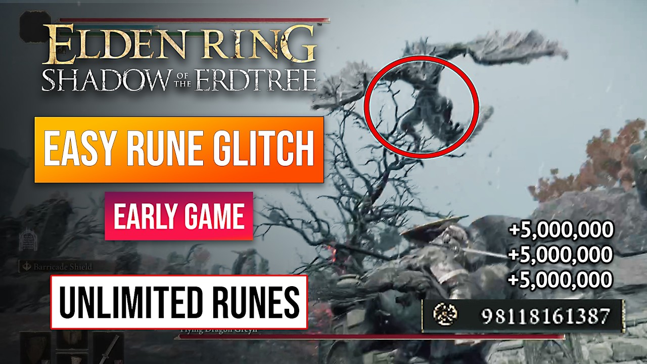 ✅Elden Ring Rune Glitch ✅Easy Rune Glitch After Patch | 500+ Million Runes!