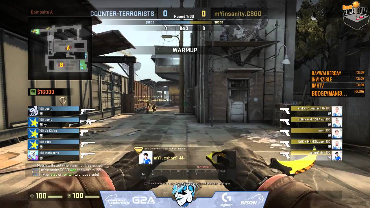 CS:GO - mYinsanity VS EURONICS Gaming @ ESL Major League Spring 2016
