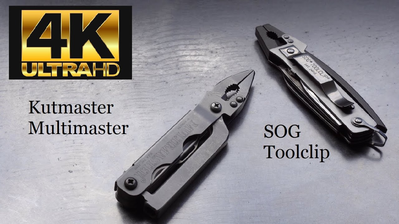Kutmaster Multimaster vs SOG Toolclip - 4K Ultra HD