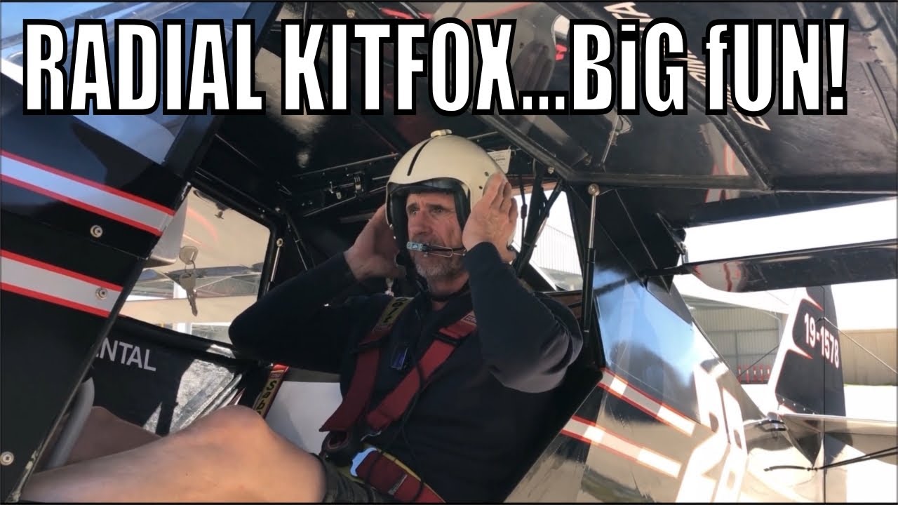 Rotec R2800 Radial Roars on Kitfox Aircraft