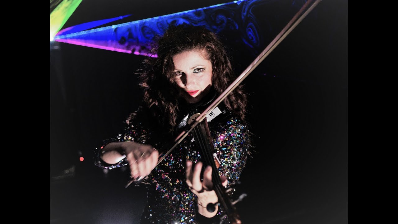 Show laserowe / skrzypce elektryczne na żywo / koncert / YLO Violin / skrzypaczka #lasershow