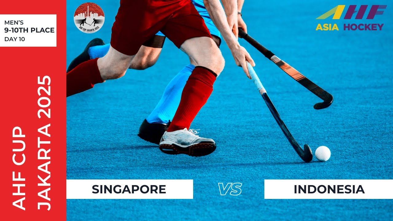 AHF Cup Jakarta 2025  -  Singapore vs Indonesia (9-10th Place)