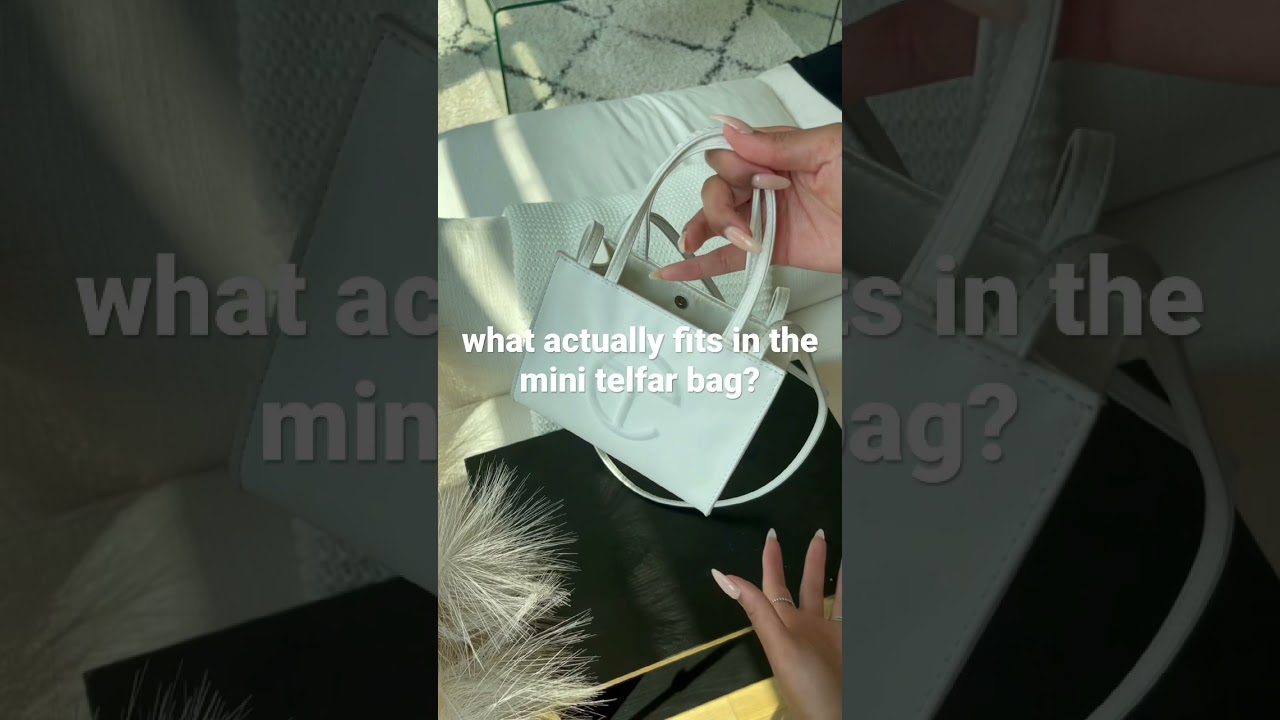 what’s in my mini telfar bag?
