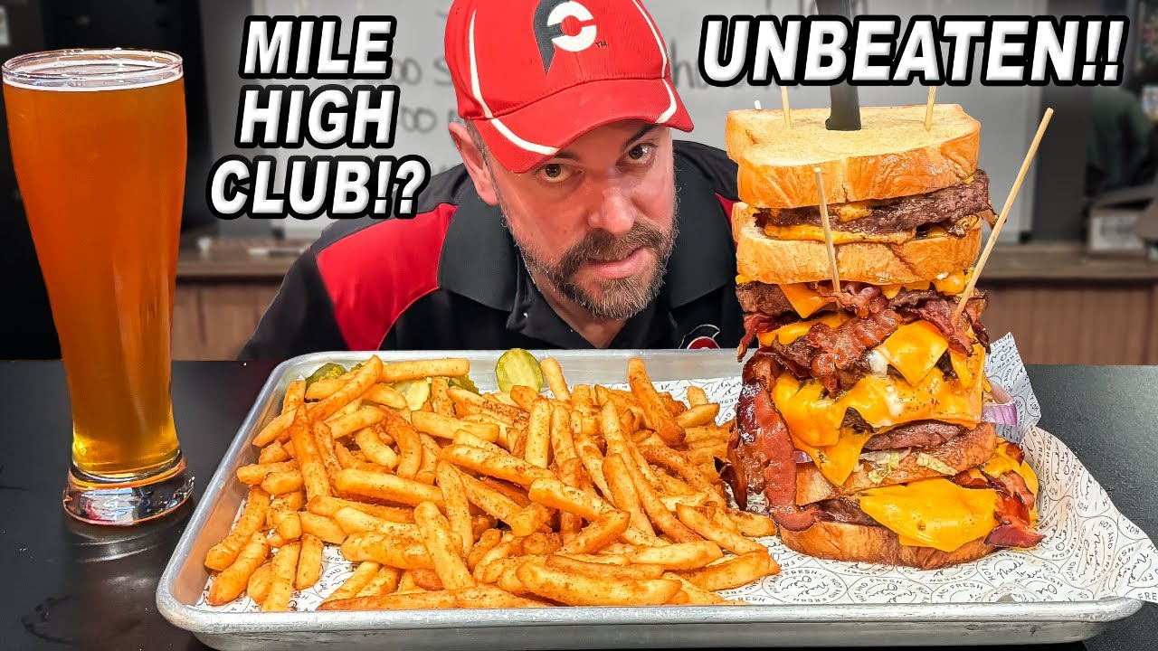 Join the “Mile High Club” by Eating In Plane View's Undefeated Burger Challenge in Milwaukee!!