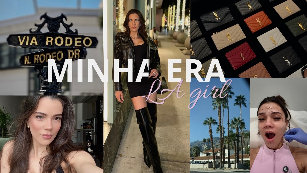 MINHA VIDA EM LA: solteira aos 29, compras na rodeo drive & harmonização facial | Bruna Aragão