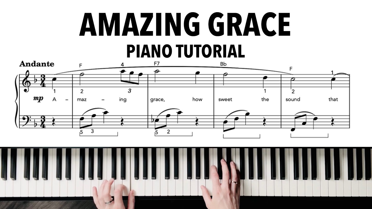 Курс фортепиано для начинающих, уровень 2 | 66. Amazing Grace