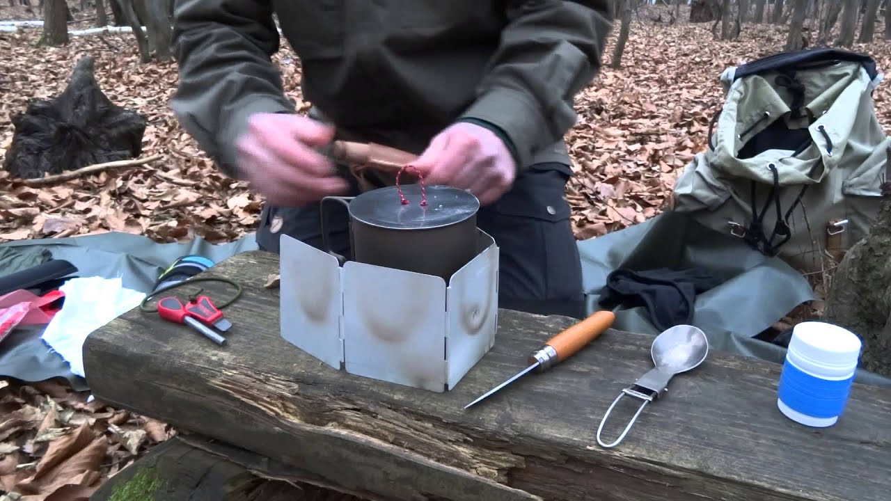 Opinel. Nožířská srandička, ultra lehký vařič. Část 1.